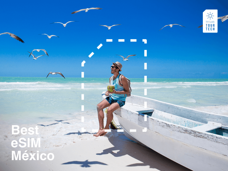 traveler using the best esim in Mexico