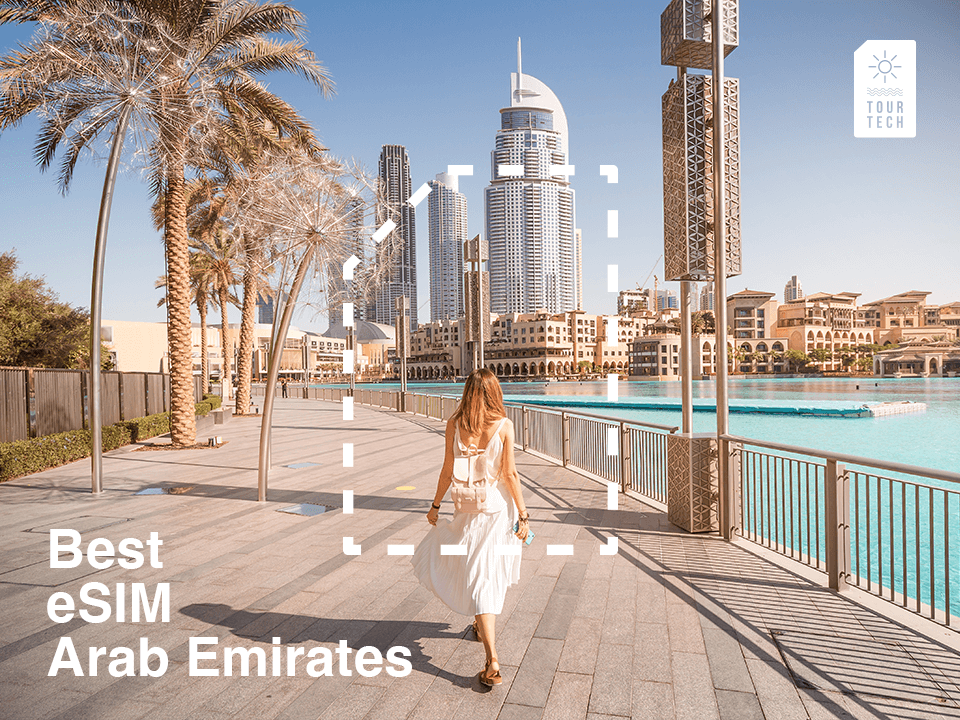 Traveler with an eSIM in United Arab Emirates